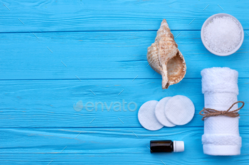 Flat lay beach or spa concept with copy space. / Photodune, Misc