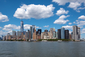 New York city lower Manhattan skyline on clear sunny day - PhotoDune Item for Sale