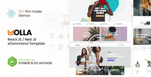 Molla - React/Next eCommerce Template