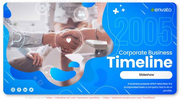 Corporate N Business Timeline Slideshow