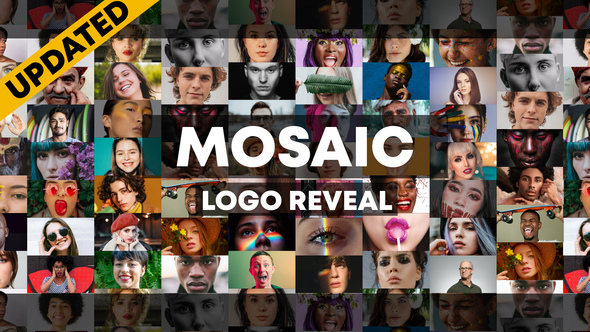 Mosaic Stomp Photo Logo Reveal