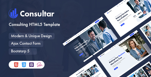 Consultar - Consulting Business HTML5 Template