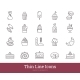 Bakery Sweets Pastry Shop Thin Line Icons Set - GraphicRiver Item for Sale