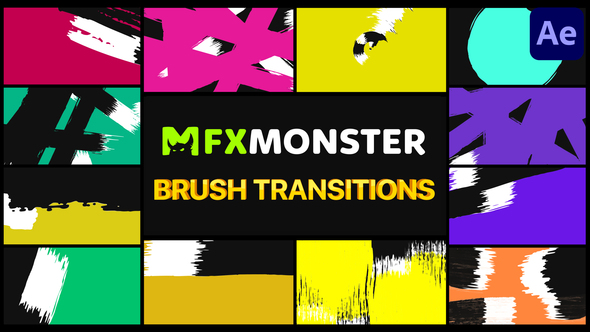 Brush Transitions | After Effects