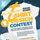 T-Shirt Design Contest Flyer Templates - GraphicRiver Item for Sale