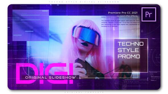 Techno Style Digital Slideshow