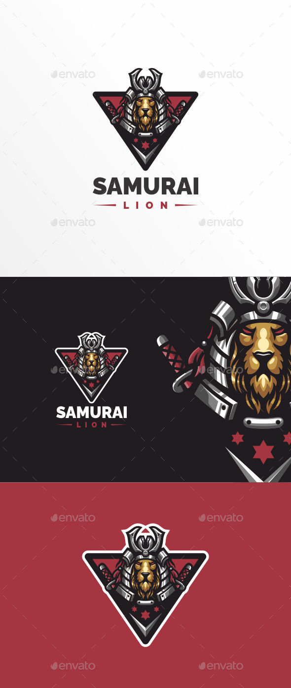 Samurai Lion Logo