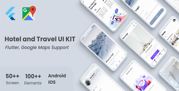 Flutter Hotel booking and Tour Travel Template in Flutter hotel apps