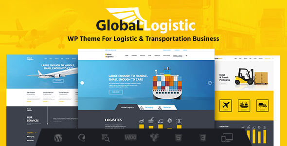 Global Logistics | Transportation & Warehousing WordPress Theme