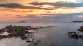 Vivid sunset at the sea / Photodune, Misc