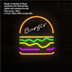 neon burger sign - 3DOcean Item for Sale