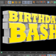 Birthday Bash Cinema 4D 3D Text File - 3DOcean Item for Sale