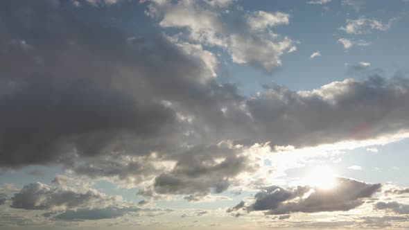 Clouds before sunset