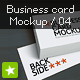 Business Card Mockup Display - Smart Template 04 - GraphicRiver Item for Sale
