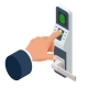 Isometric Finger Print Scan for Enter Security - GraphicRiver Item for Sale