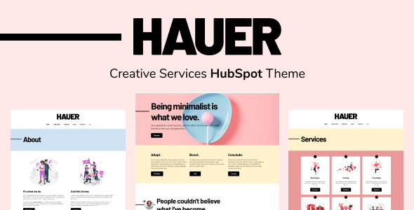 Hauer - Creative Services HubSpot Theme