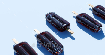 Cola popsicles background / Photodune, Misc