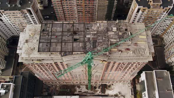 Heavy Machinery Construction Workers are Employed