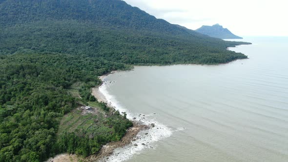 The Beaches at the most southern part of Borneo Island