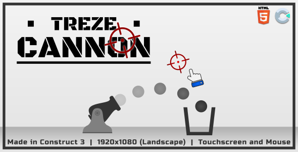 TRZ Cannon - HTML5 Casual game
