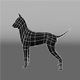 Low Poly Base Mesh Dog - 3DOcean Item for Sale