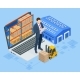 Isometric Smart Warehouse Management System - GraphicRiver Item for Sale