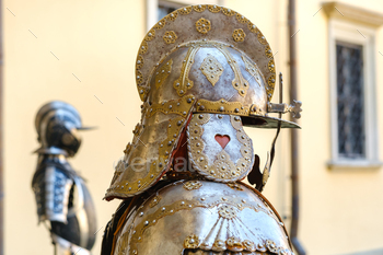 An ancient Knight's helmet with armor.A medieval concept / Photodune, Misc
