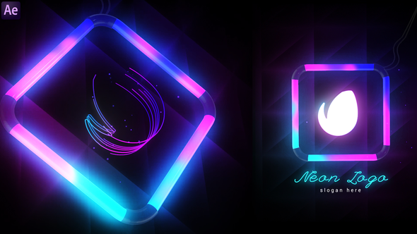 Neon Logo Reveal