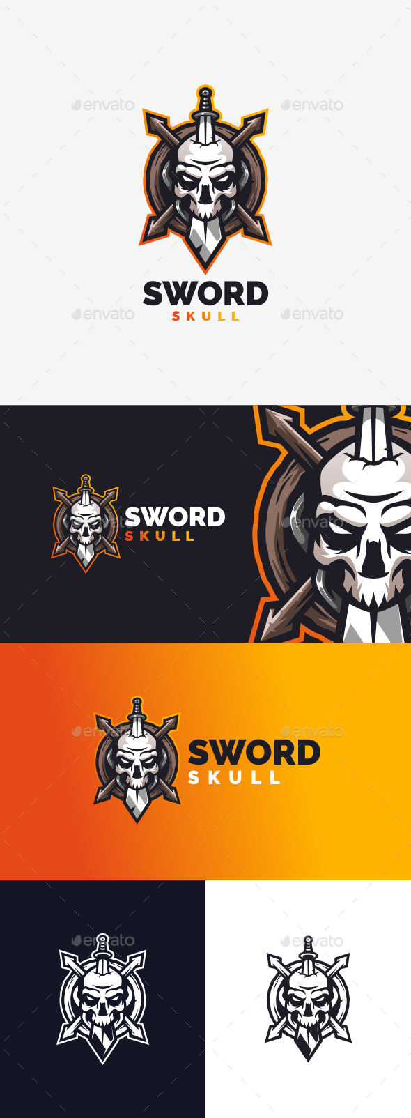 Sword Skull Logo