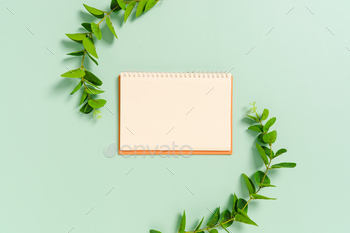 Creative flat lay photo of workspace desk. / Photodune, Misc