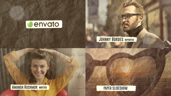 Paper Slideshow || FCPX alt