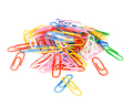 Paper clip isolated on white background. Stationery, office concept. - PhotoDune Item for Sale