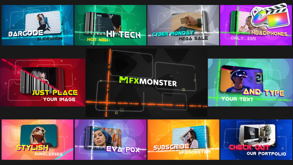 Barcode Slideshow | FCPX alt