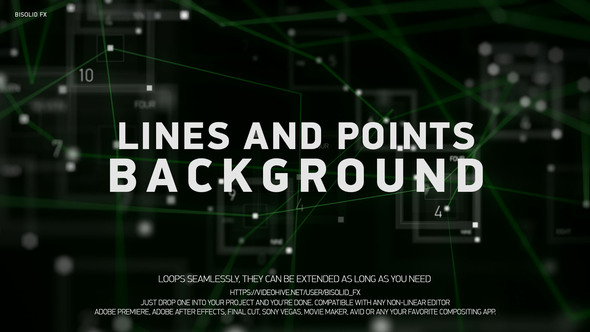 Lines And Points Background