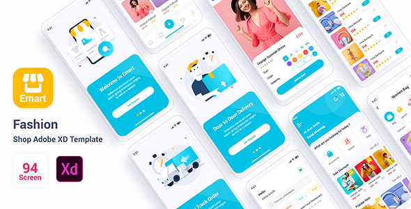 Emart – Fashion Shop Adobe XD Template