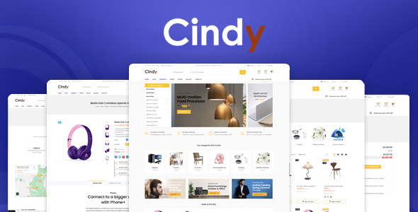 Cindy - Market Store Responsive Prestashop Theme V1.7  & V1.8