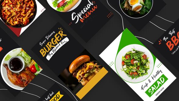 Restaurant Food Instagram Story Pack