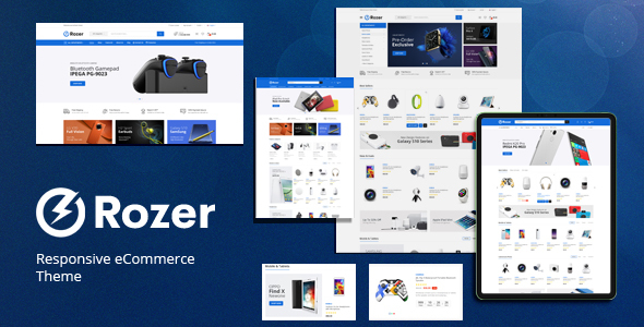 Rozer - Digital ResponsiveTheme (Included Color Swatches)