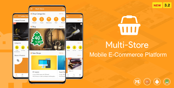 Multi-Store (aplikacja mobilna eCommerce na Androida, aplikacja mobilna) 2.0