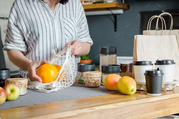 Food delivery home.Contactless delivery service.Online order and payment.Store services in food / Photodune, Misc