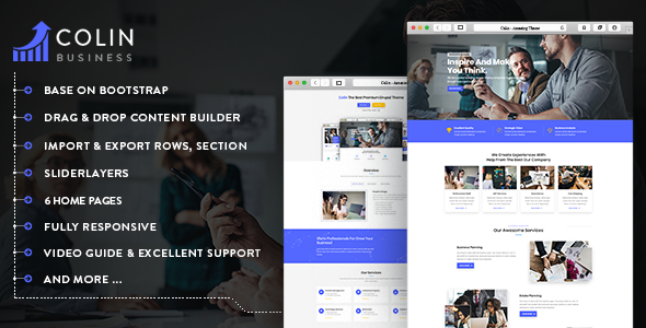 Colin - Responsive Multi-purpose Business Drupal 8.7 Theme