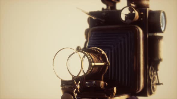 Antique Old Retro Photo Camera alt