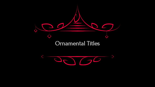 Ornamental Titles // Final Cut Pro alt