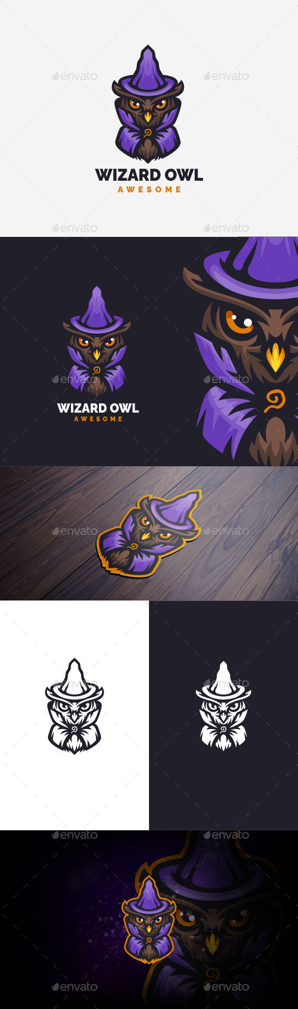 Wizard Owl Logo
