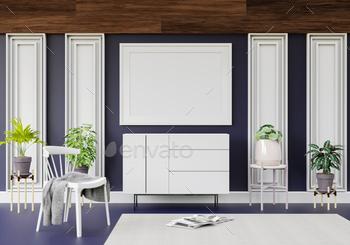 3D interoir design for living room and mockup frame / Photodune, Misc