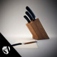 Knife Blocks & Sets - 3DOcean Item for Sale