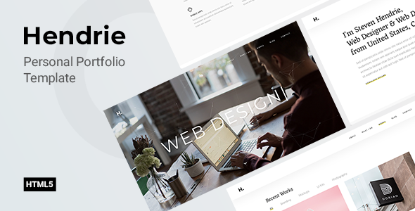 Hendrie - Personal Portfolio HTML Template