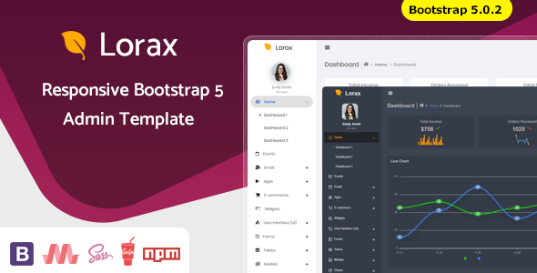 Lorax - Bootstrap 5 Material Design Admin Dashboard Template & UI Kit