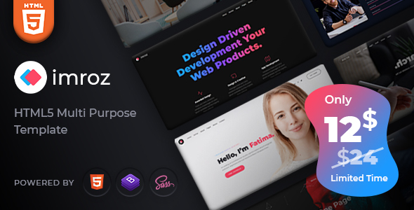 Imroz - Creative Agency and Portfolio Bootstrap Template