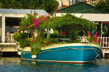 View of the embankment with boats and the canal in Dalyan.Turkey / Photodune, Misc